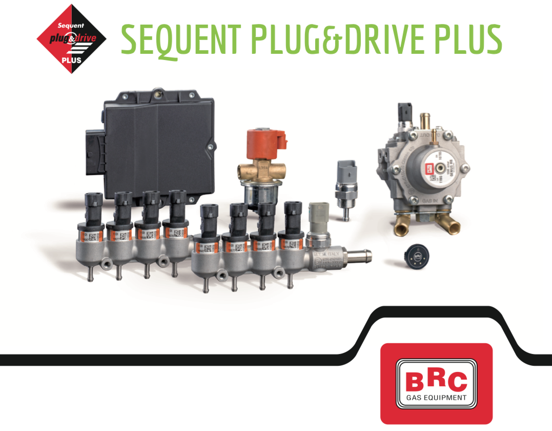 ГБО BRC Plug&Drive PLUS 120-140kW MB1500 (раздельная рампа форсунок) - купить в BRC Gas Equipment Казахстан